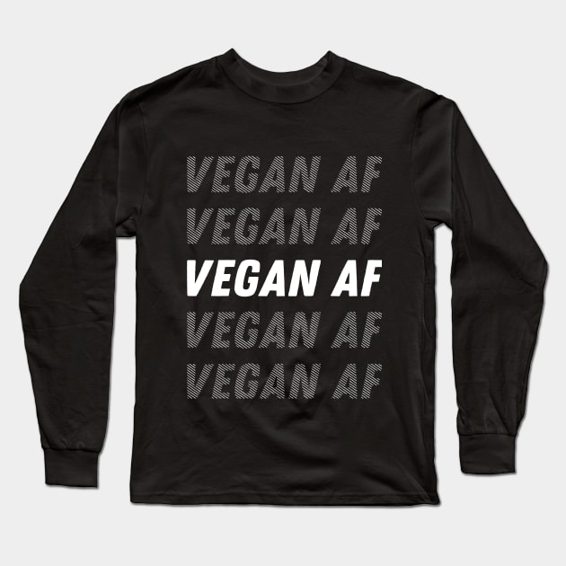 vegan af Long Sleeve T-Shirt by soopa